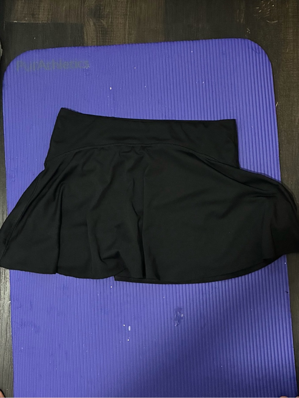 Old Navy Black Circle Skater Skirt with Wide Waistband